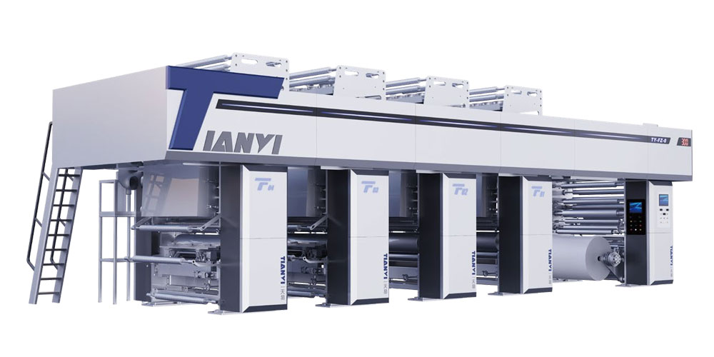  TY-HZD&nbsp;4色傳動軸快遞袋印刷機