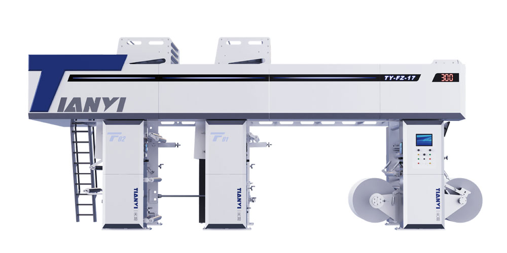  TY-HZD&nbsp;2色傳動軸服裝袋印刷機